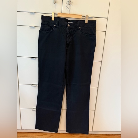 Denim - Men’s Cortigiani Lightweight Black Pants – 100% Cotton – Made in Italy